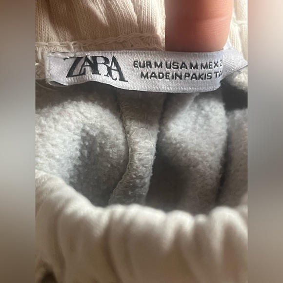 Zara Cream Jogger Pants - Picture 3 of 5
